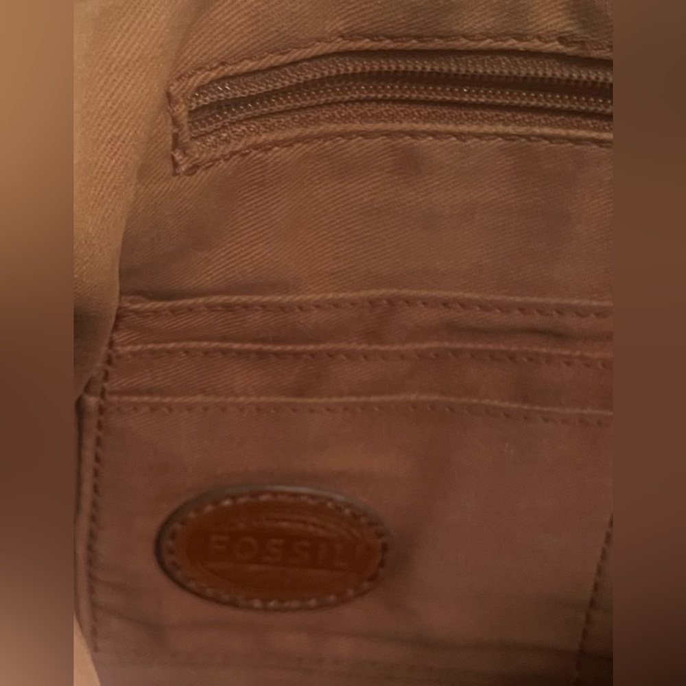 Fossil Soft Tan Leather Toaster Adjustable Strap … - image 8